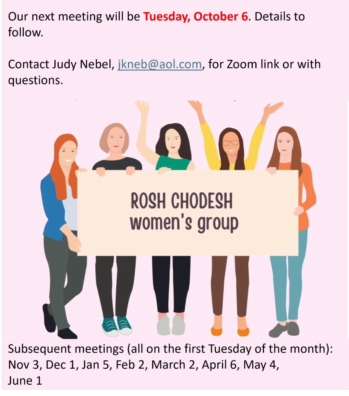Rosh Chodesh Women's Group